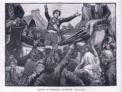 Landing of George IV at Nowth by Henry Marriott Paget